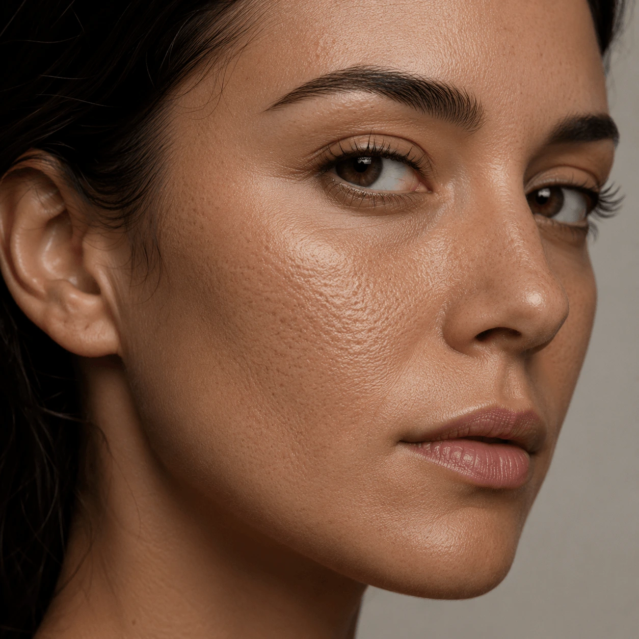 enlarged pores